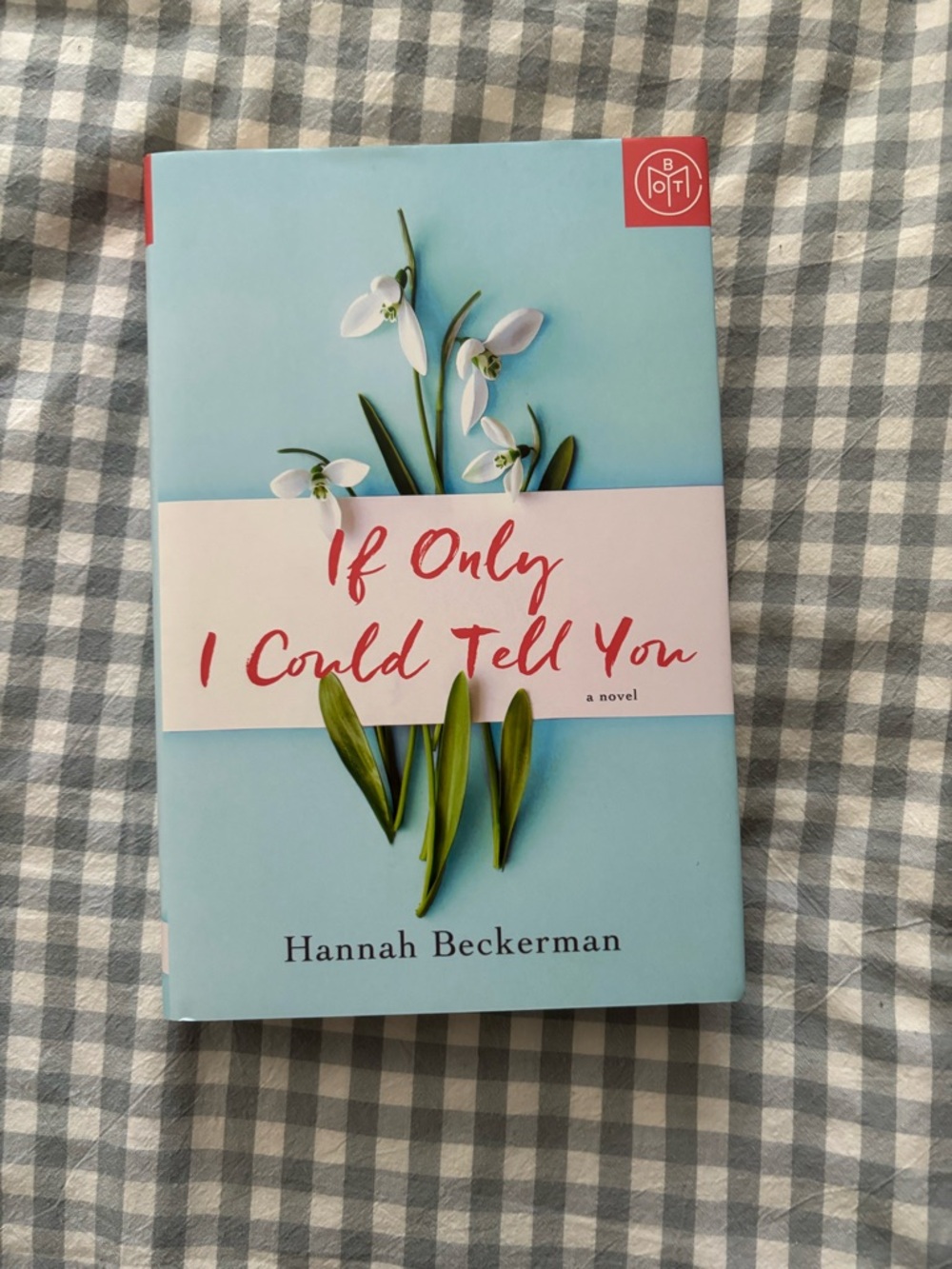 BOTM If Only I Could Tell You by Hannah Beckerman Book of the Month Hardcover
